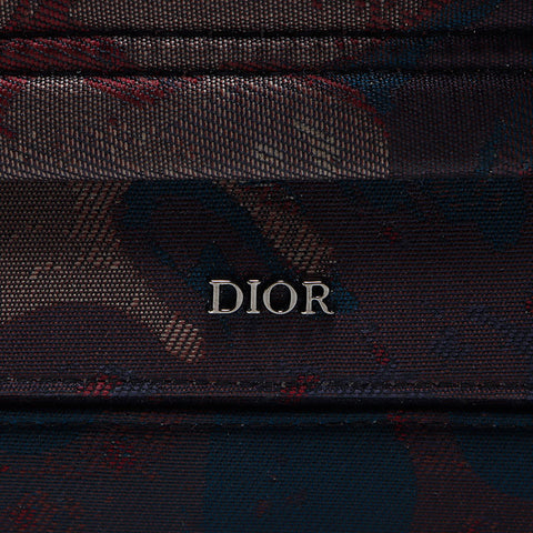クリスチャンディオール Christian Dior PETER DOIG 迷彩 ショルダーバッグ ネイビー WS12595