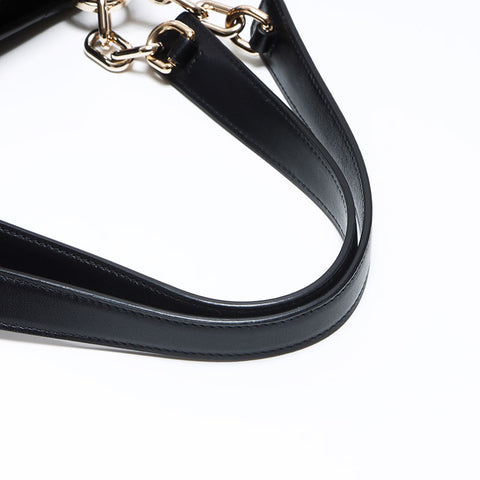 Christian Dior Archicanage Essential Small Leather Shoulder Bag black WS12601