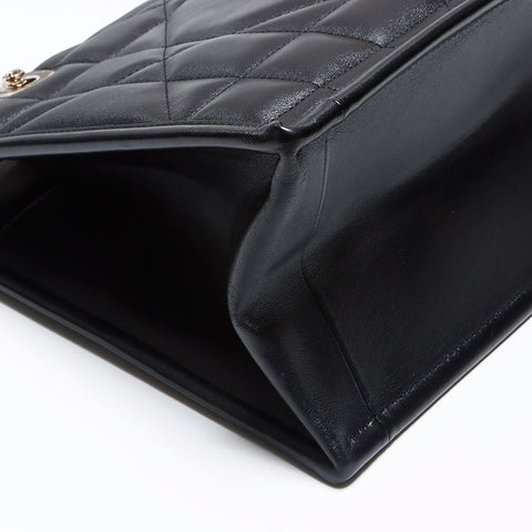 Christian Dior Archicanage Essential Small Leather Shoulder Bag black WS12601