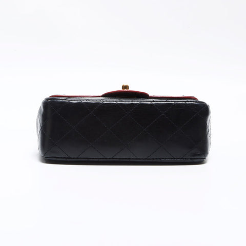 Chanel CHANEL No. 1 Lambskin Chain Minimatelasse Shoulder Bag Black WS12609