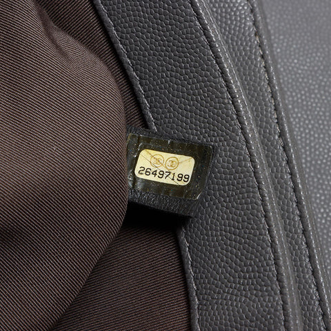 Chanel Caviar Skin x Suede chaîne Coco Mark No. 26 2017-2018 Sac d'épaule Gray WS12612