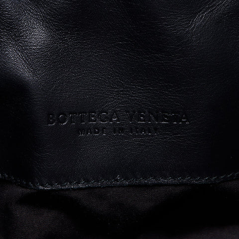 ボッテガヴェネタ BOTTEGAVENETA イントレチャート レザー リュック・デイパック ブラック WS12617