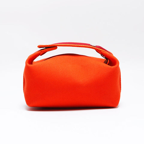 Hermes HERMES Brid A Black PM 2020-2025 Handbag Orange WS12620