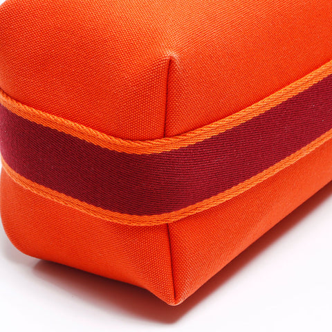 Hermes HERMES Brid A Black PM 2020-2025 Handbag Orange WS12620
