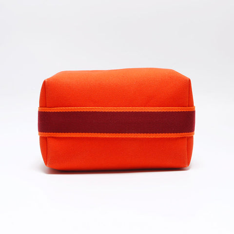 Hermes HERMES Brid A Black PM 2020-2025 Handbag Orange WS12620