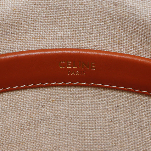 CELINE logo 2way small hippo teaser textile handbag grey WS12621