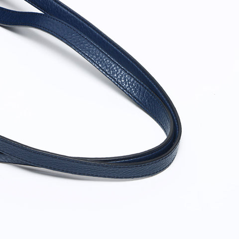 PRADA Charm Square Tote Bag Navy WS12624