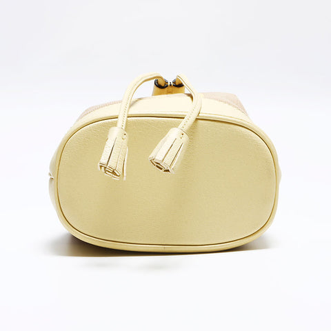 Gucci GG Canvas Trawstring Type Jumbo GG Ebony Ophidia Sac épaule jaune WS12626