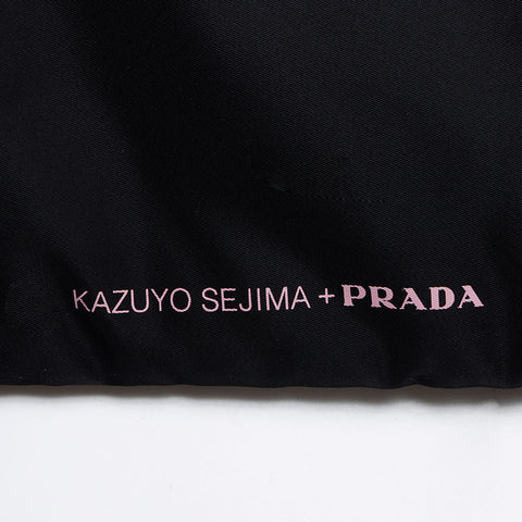 PRADA KAZUYO SEIJIMA PRADA Invites Sejima Kazuyo YOOO daln Handbag Black WS12629