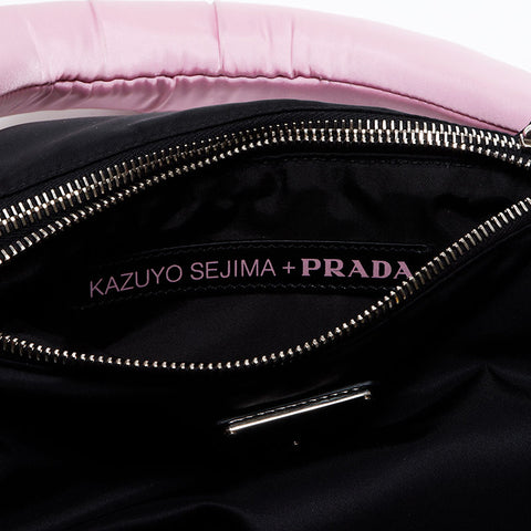 PRADA KAZUYO SEIJIMA PRADA Invites Sejima Kazuyo YOOO daln Handbag Black WS12629