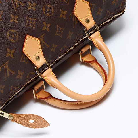 Louis Vuitton Louis Vuitton 1999 Speedy Bandoliere 35 Monogramme Boston Sac brun WS12632