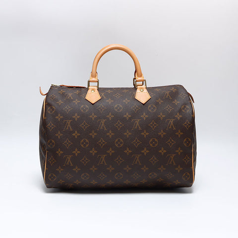 Louis Vuitton Louis Vuitton 1999 Speedy Bandoliere 35 Monogramme Boston Sac brun WS12632