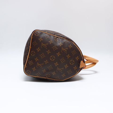 Louis Vuitton Louis Vuitton 1999 Speedy Bandoliere 35 Monogramme Boston Sac brun WS12632