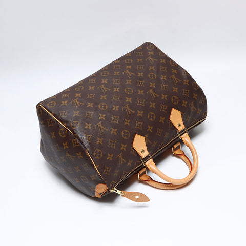 Louis Vuitton Louis Vuitton 1999 Speedy Bandoliere 35 Monogramme Boston Sac brun WS12632