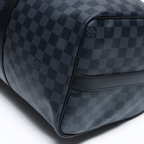 路易威顿路易·维顿2021 keepol bandoliere damier damier石墨45波士顿袋黑色WS12635