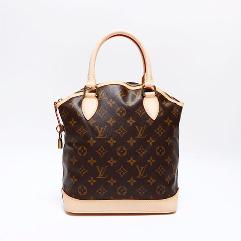 ルイ・ヴィトン LOUIS VUITTON モノグラム ロックイット M40102 ハンドバッグ ブラウン WS12641