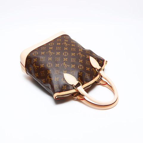 ルイ・ヴィトン LOUIS VUITTON モノグラム ロックイット M40102 ハンドバッグ ブラウン WS12641