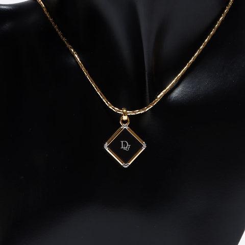 Christian Dior logo Necklace gold WS12645