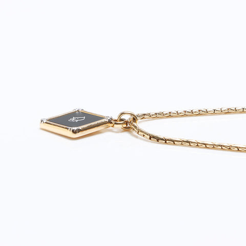 Christian Dior logo Necklace gold WS12645