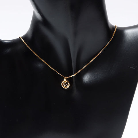 Christian Dior CD logo Necklace gold WS12646