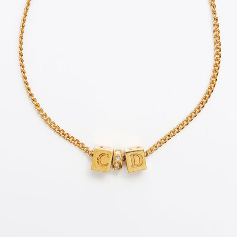 Christian Dior CD logo bracelet gold WS12647