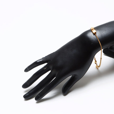 Christian Dior CD logo bracelet gold WS12647