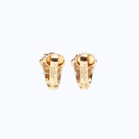 Christian Dior Shell motif Earring gold WS12649