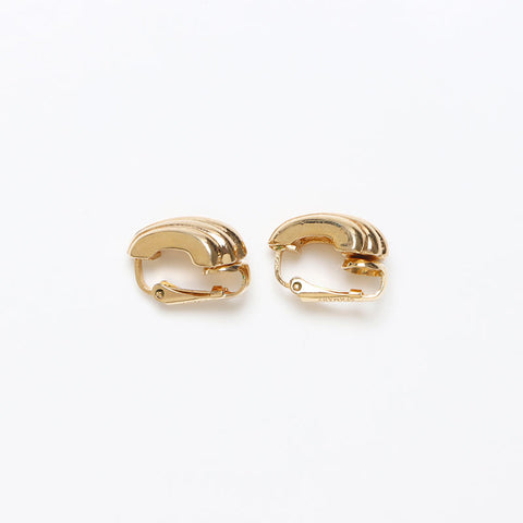 Christian Dior Shell motif Earring gold WS12649