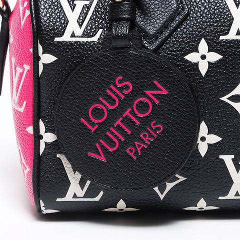 ルイ・ヴィトン LOUIS VUITTON スピーディ バンドリエール 20 モノグラム アンプラント ボストンバッグ マルチカラー WS12657