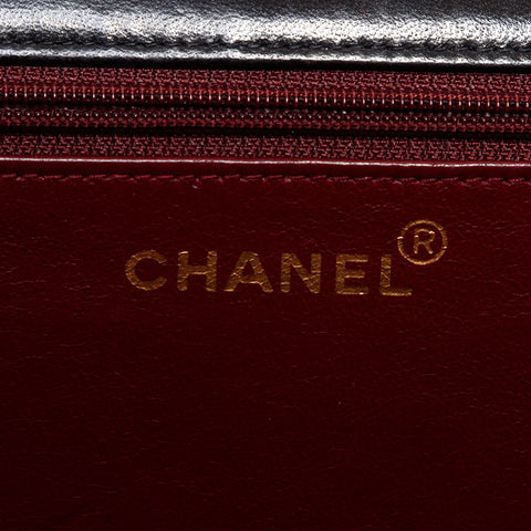 Chanel Chanel Matelasse Twitlock Half Flap肩带黑色WS12663