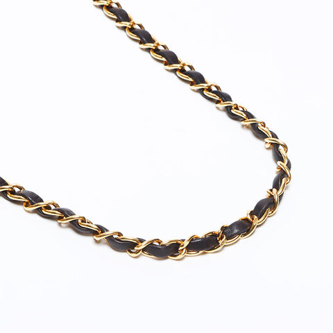 Chanel Chanel Matelasse Twitlock Half Flap肩带黑色WS12663