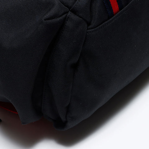 Gucci webline techno toile rayure grande capacité sac à dos / sac à dos noir ws12673