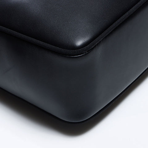 Salvatore Ferragamo Vara Leather Gold Metal Shoulder Bag black WS12681