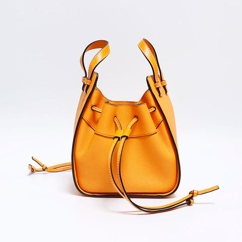 LOEWE Hammock Mini Leather Shoulder Bag Orange WS12687