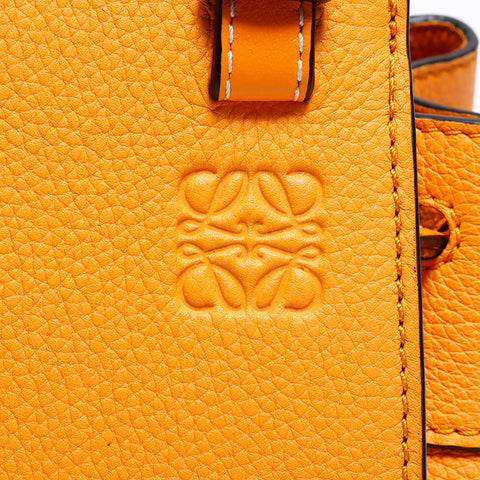 LOEWE Hammock Mini Leather Shoulder Bag Orange WS12687