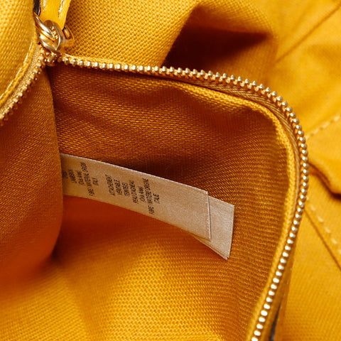 BURBERRY Nova Check Yellow Tote Bag beige WS12688