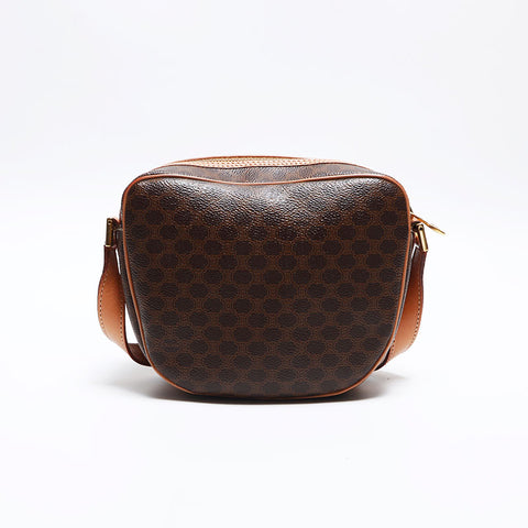 Celine Macadam Gancini肩带棕色WS12692