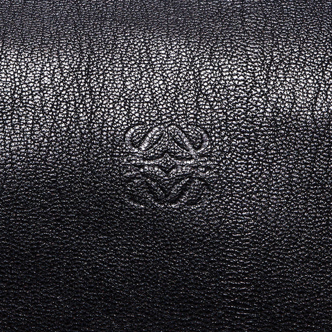 LOEWE Anagram Amazona Cadena 2way Leather Handbag Black WS12701