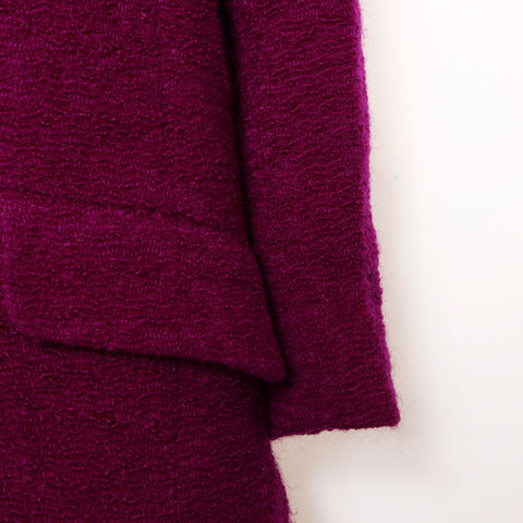 CHANEL Mohair blend 97A 1997 P09217V05781 COCO Mark button Size 38 Jacket purple WS12705
