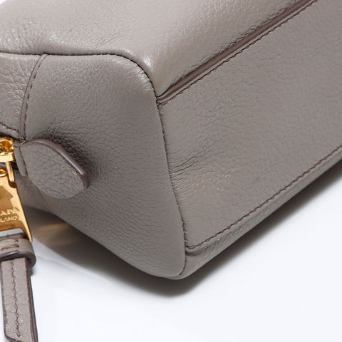 PRADA leather Pouch beige WS12706