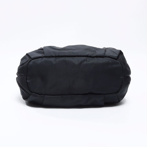 PRADA Logo nylon Shoulder Bag black WS12713