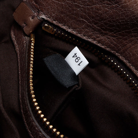 Miu Miu Matelasse 2way Leather Shoulder Bag Brown WS12718