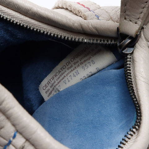 BOTTEGAVENETA Mini Hobo Bag in Leather Handbag Ivory WS12721