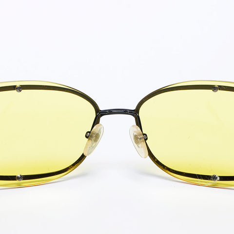 シャネル CHANEL リムレス イエローレンズ サングラス イエロー WS12735