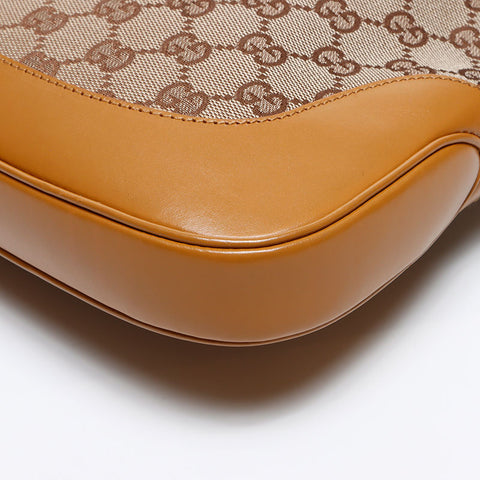 グッチ GUCCI GGキャンバス ジャッキー チェーン ショルダーバッグ ベージュ WS12737