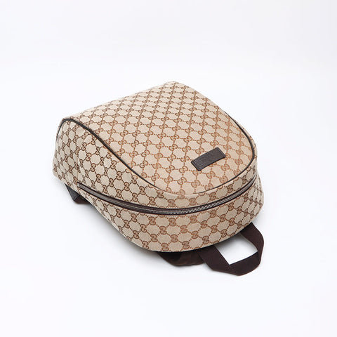 Gucci GG帆布背包/落日米色WS12738