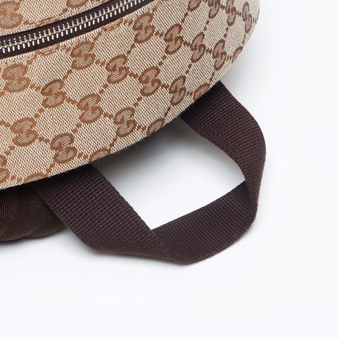Gucci GG帆布背包/落日米色WS12738