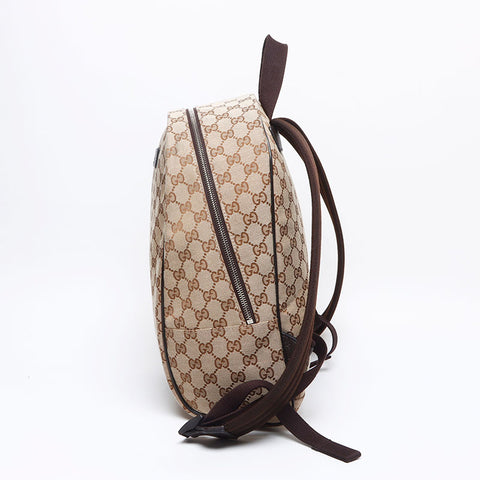 Gucci GG帆布背包/落日米色WS12738