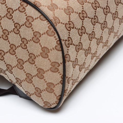 Gucci GG帆布背包/落日米色WS12738