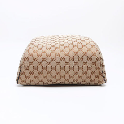 Gucci GG帆布背包/落日米色WS12738